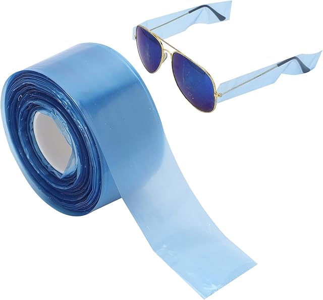 Eyeglass Sleeves, Disposable Temple arm Protector Protective Cover Protective Cover, Hair dye Glasses Slim Pocket Covers for Hair Dying Salon