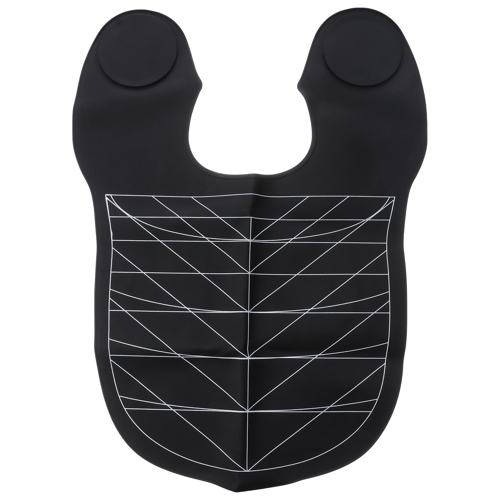 Bandeja para lavar el cabello estable de cuero negro lavacabezas portátil reutilizable 8