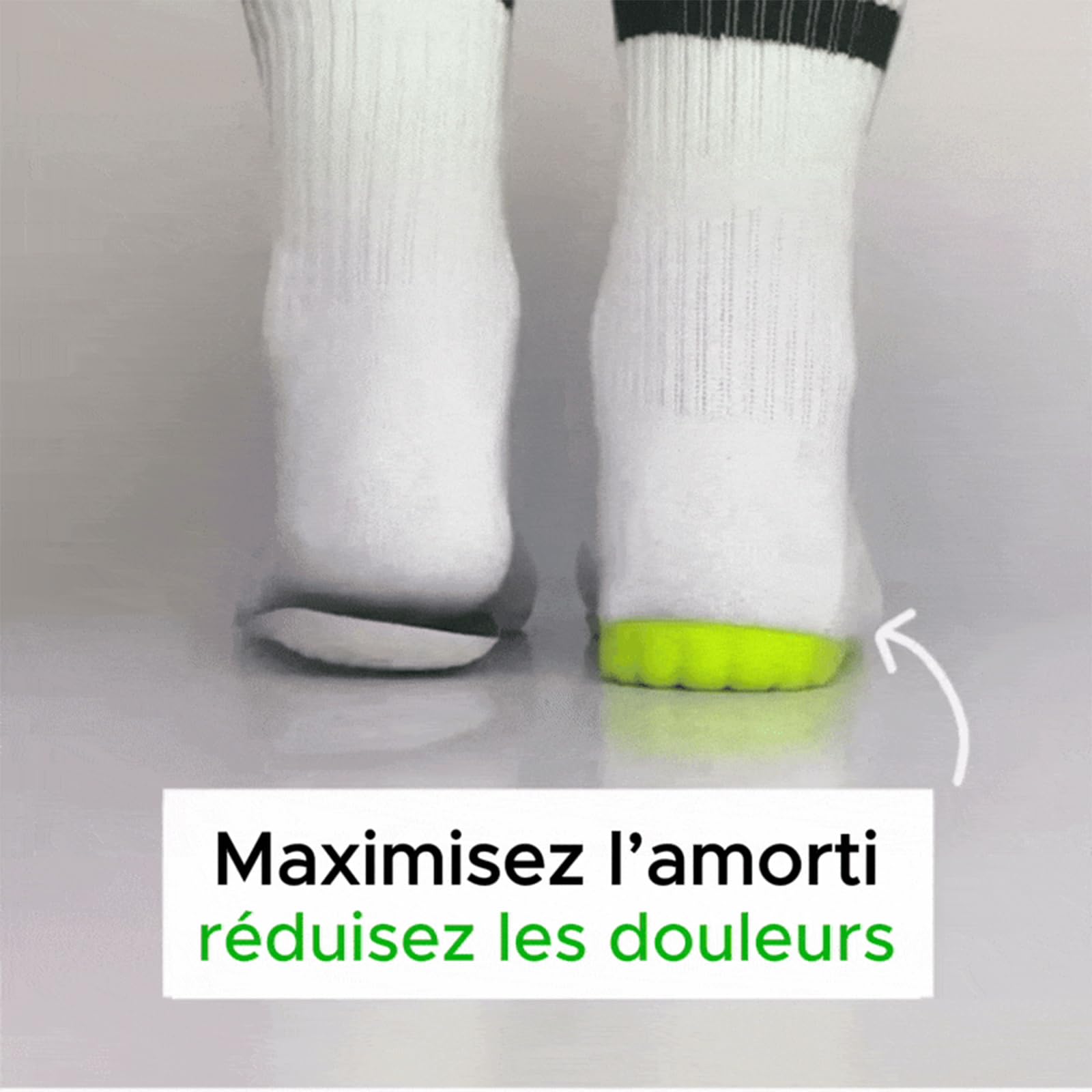 Semelle Padel - Semelle Intéressante À Amortissement Élevé, Support Plantaire Renforcé Pour Sportifs De Padel (Gris-vert, 43-44)
