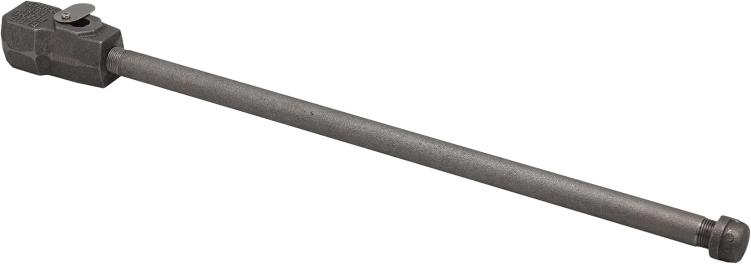 Supplying Demand LLA-LP55-165 Fireplace Fire Pit | Log Lighter-Propane, Orifice Hole Size #55 Includes Air Shutter and Screw-Assembled w/16.5" Ported 3/8 NPT Pipe and 3/8 NPTF Pipe Cap