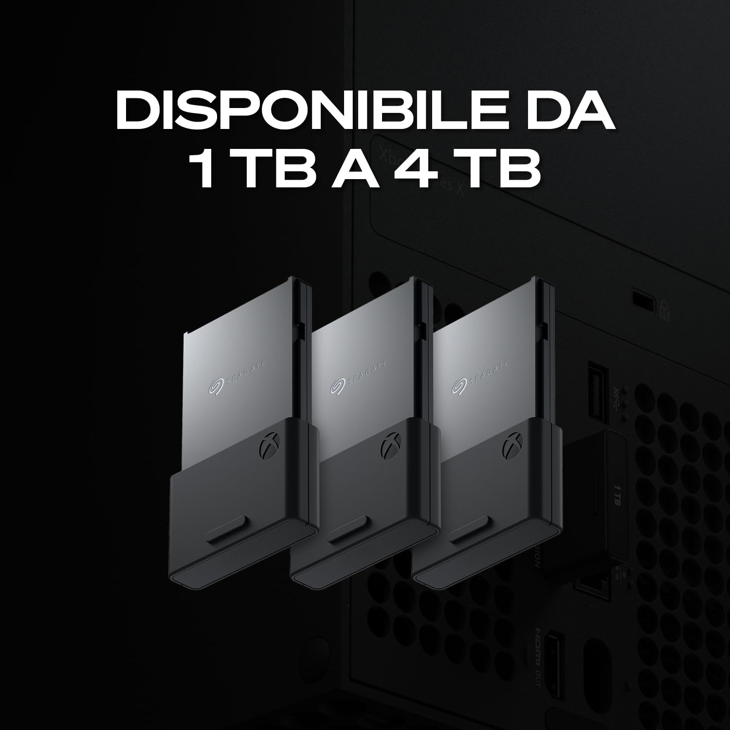 Seagate Expansion Card per Xbox Series X/S, 1TB, esterno NVMe SSD (STJR1000400)