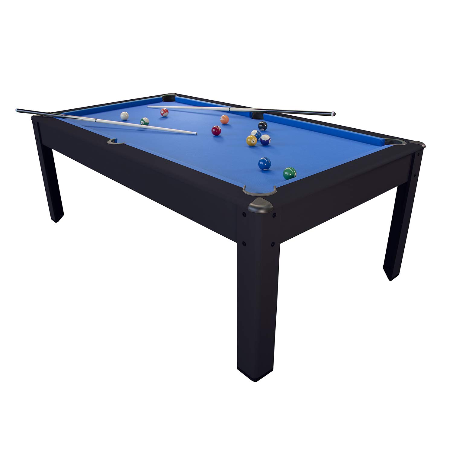 Billard Américain Harmony 6Ft - 206,5 x 116,5 x 80 cm avec Accessoires - Couleur Ebène (Noir)