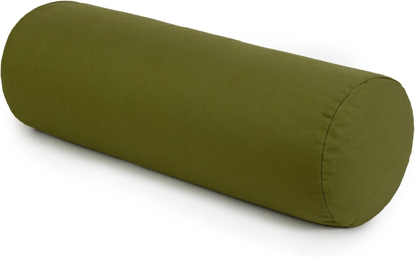 Yoga Studio Yoga Bolster | European Organic Buckwheat | (GOTS Certified) | with Removable Washable Cover