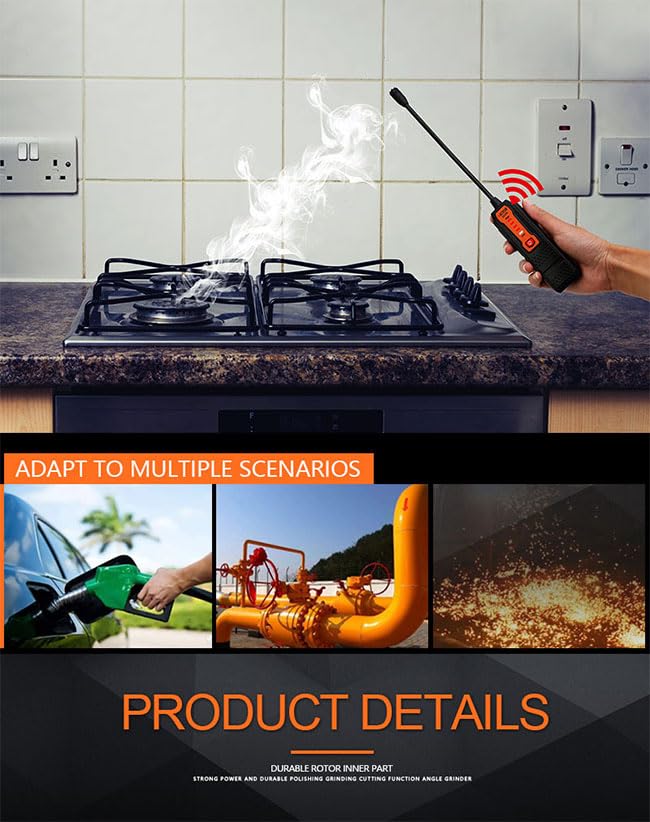 822M Mini Gas Analyzer Combustible gas detector port flammable natural gas Leak Location Determine meter Tester Sound Ligh(VICTOR 822M)