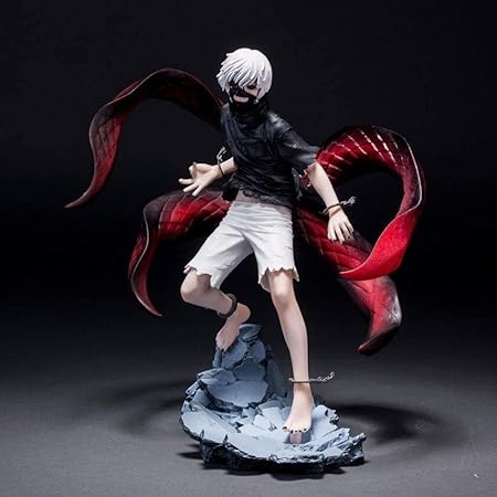 Amazon Com Anime Tokyo Ghoul Kaneki Ken Action Figure Awakened Ver Toy Doll Statue 3d Model Hight 23 Anime Fans Lovers Desktop Decoration Gift Home Kitchen