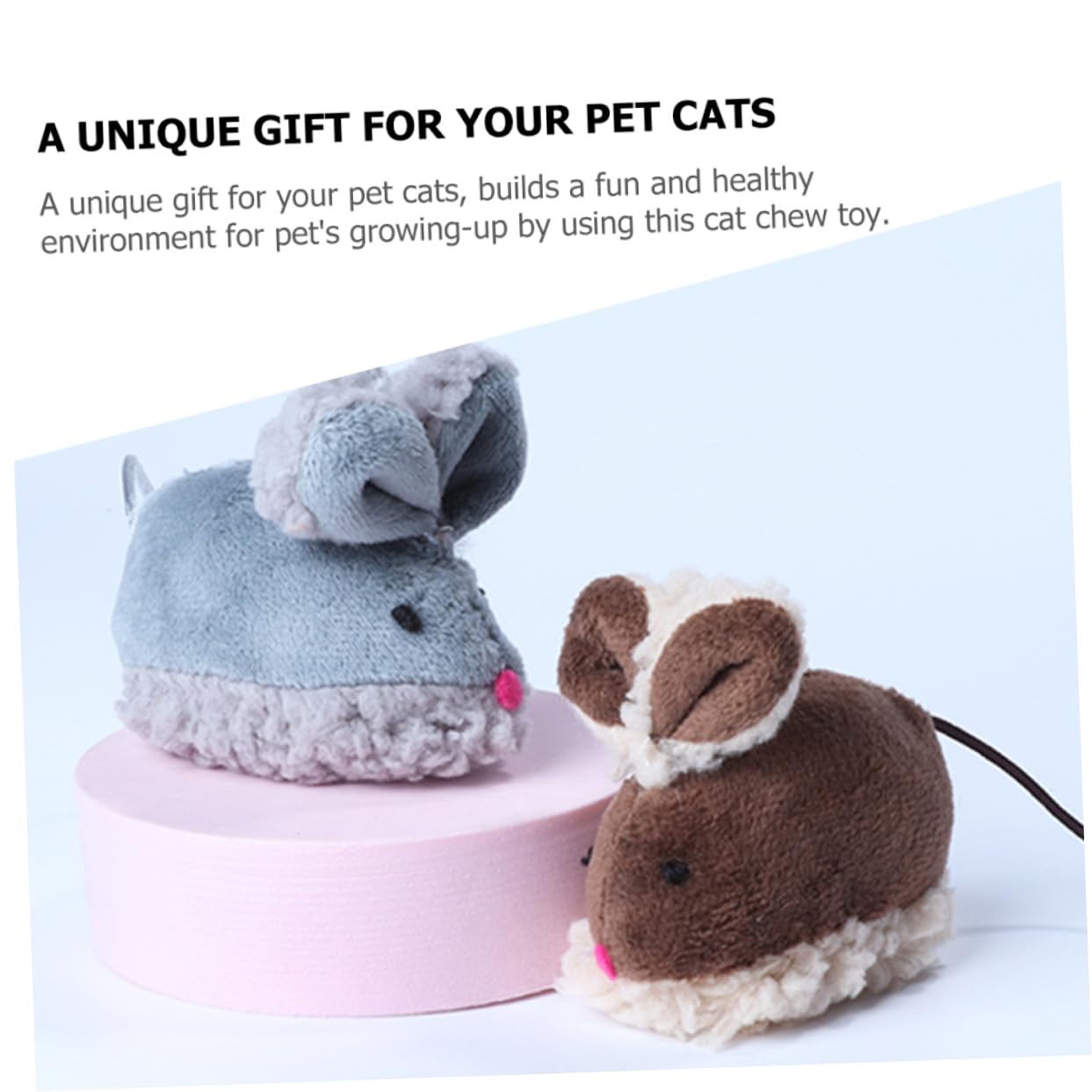 VANZACK 20piezas Juguetes De Ratón para Gatos Interactivos Juguetes De Peluche para Estimulación y Ejercicio De Mascotas Ratones De para Gatos De Interior