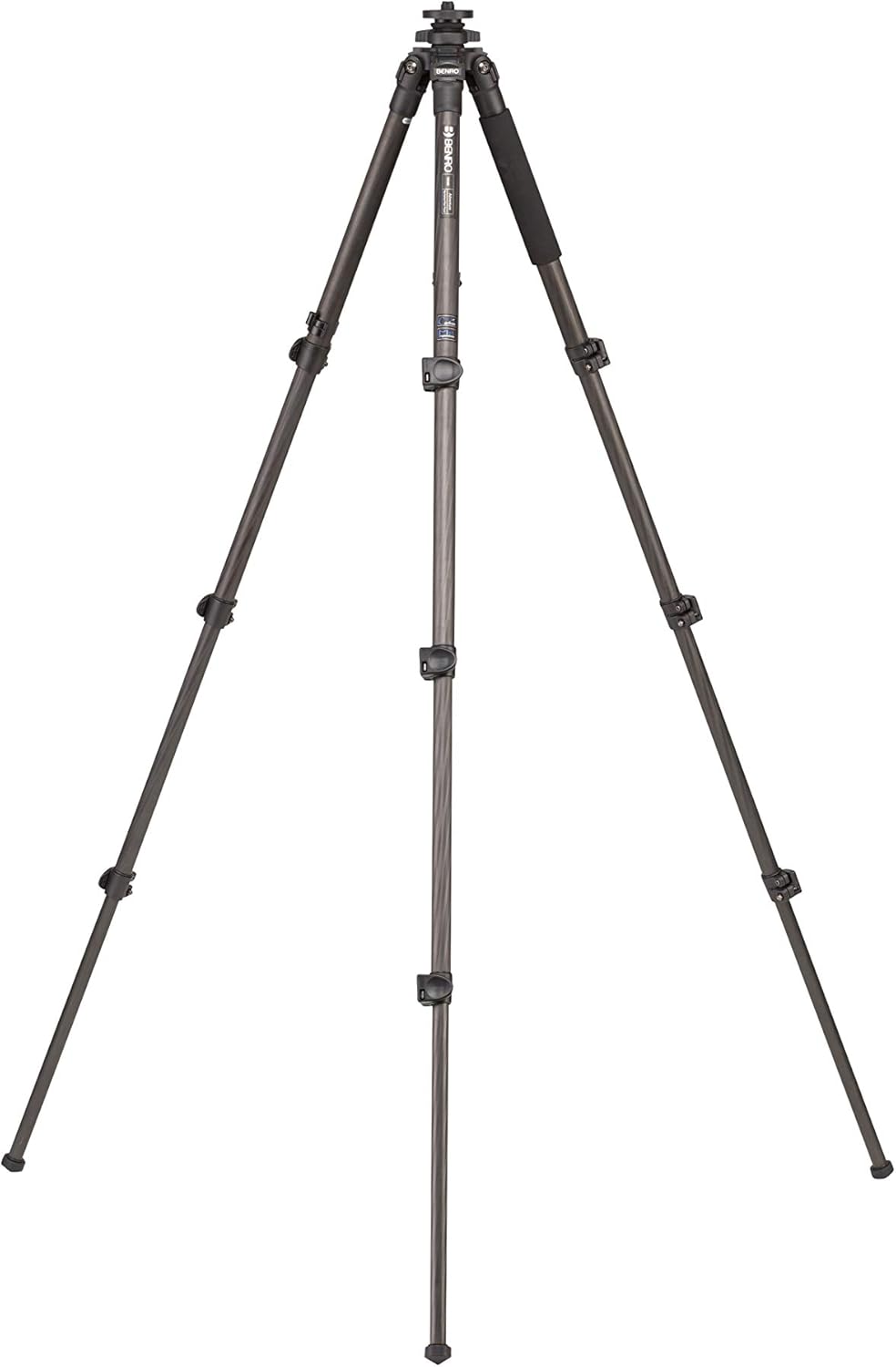 Benro Adventure Series 2 Carbon Fiber Tripod – 65.2" Max Height, 3.2 lb Lightweight Build, FlipLocks, Interchangeable Feet, 26.4 lb Load Capacity for Photo & Video Creators (TAD28C)