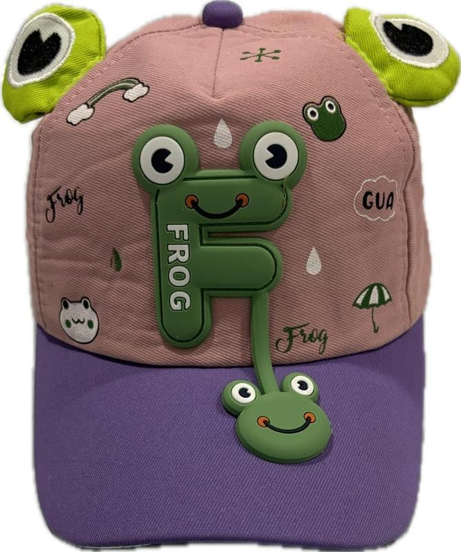 Frog Baseball Cap for Kids Boys and Girls 2-5 Years