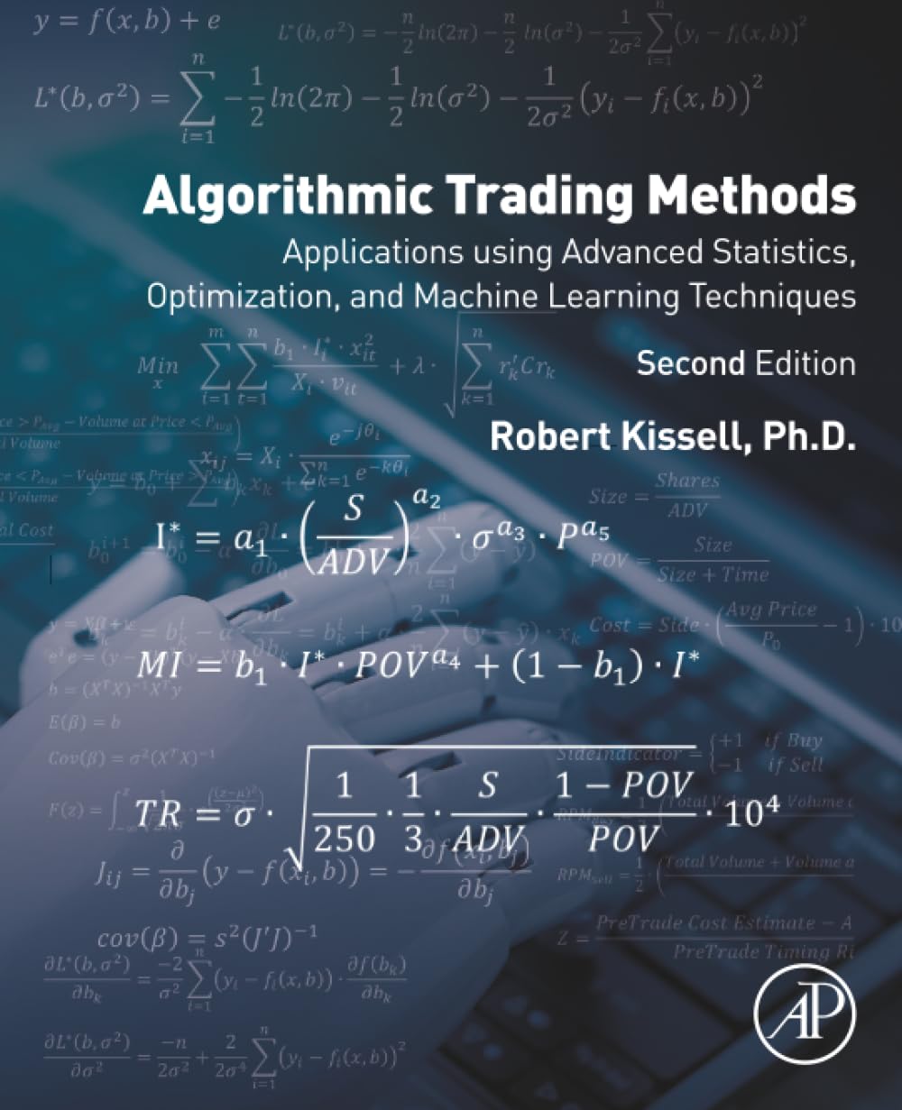 Academic Press Buch Algorithmic Trading Methods - Applications Using Advanced Statistics, Optimization, and Machine Learning Techniques