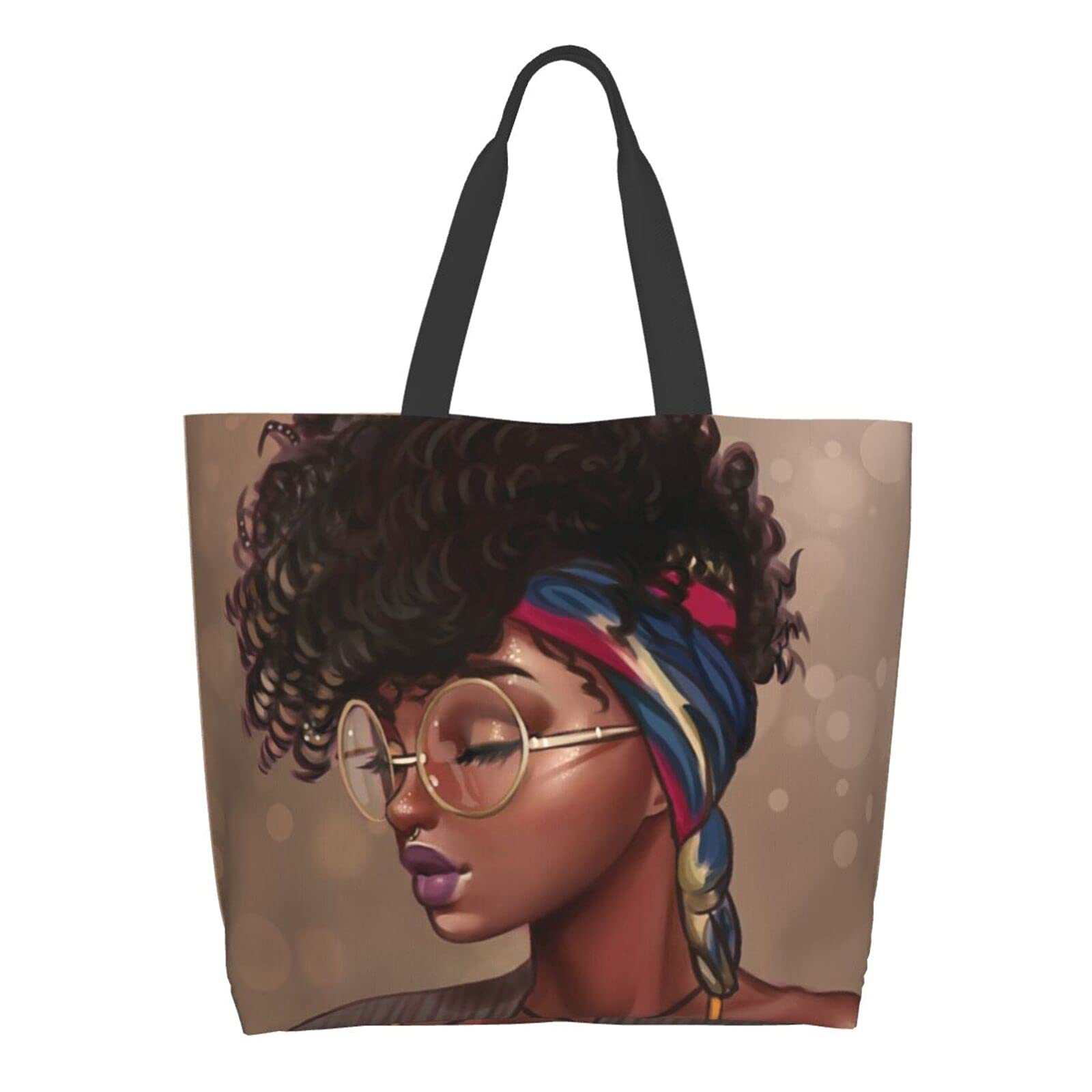 Girl In Denim Jacket Shoulder Bag 3d Printed Tote Bag Shopping Bag Canvas Tote Bag For Womans