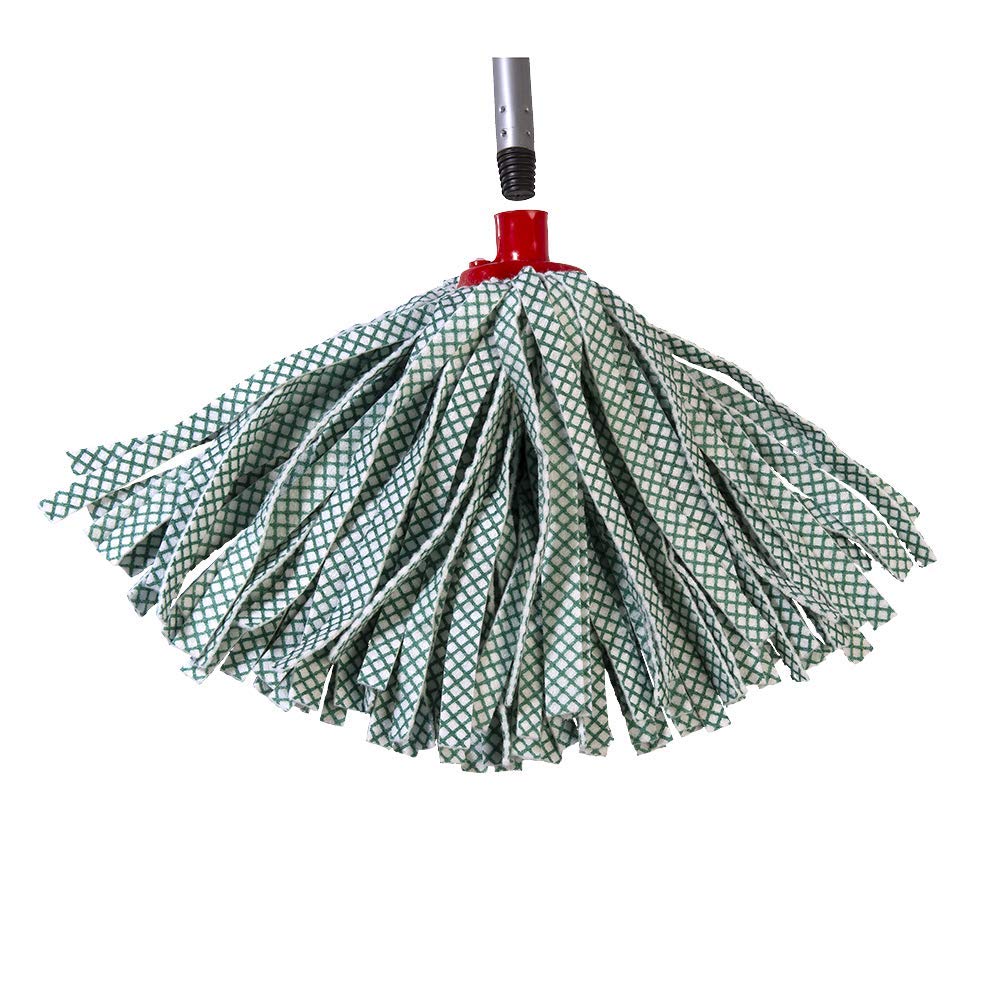 Itesa Lavapavimenti Mop Pelle Ricambio Mocio Avvitatura Universale Fiocco Grande (50)