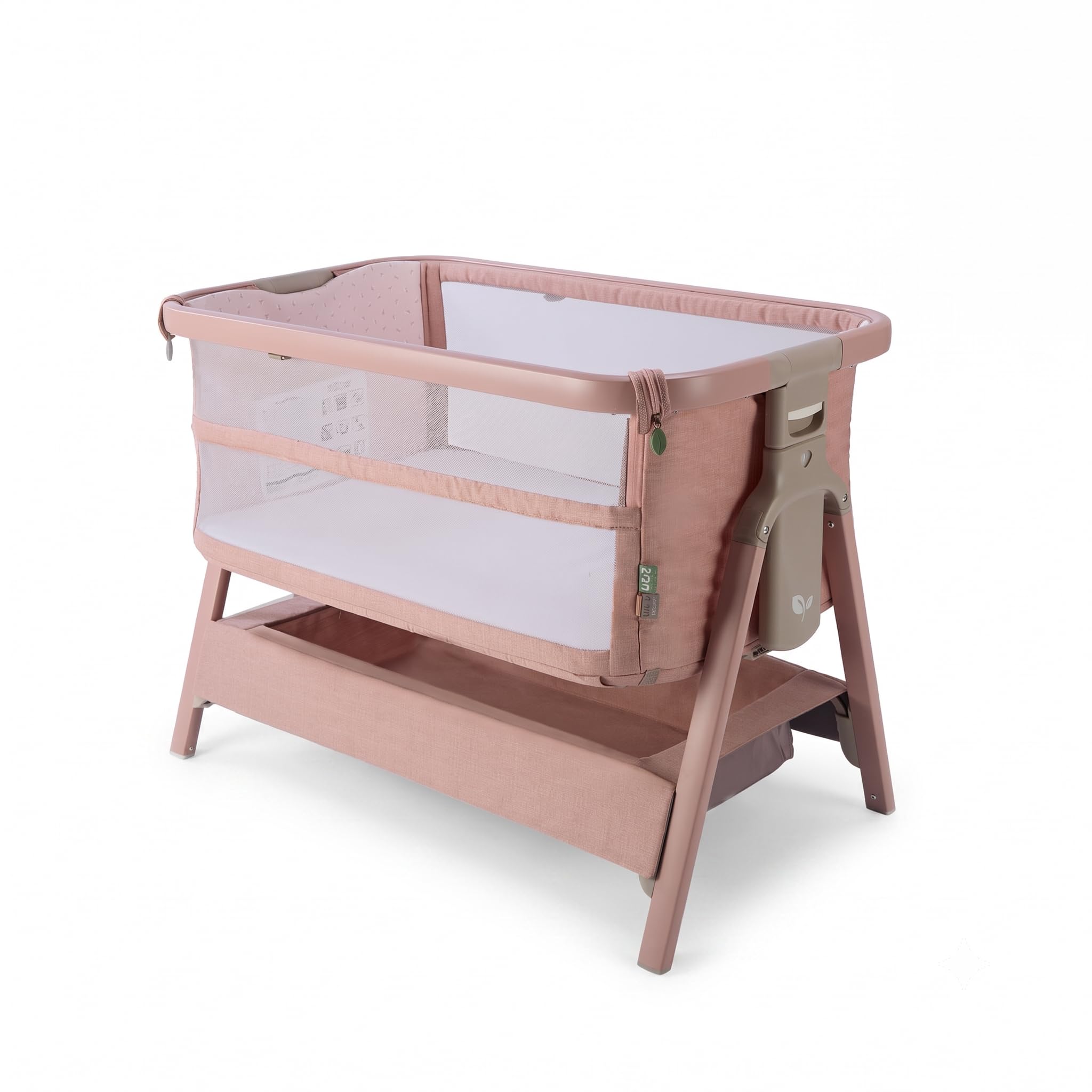 Tutti Bambini CoZee® Zen Bedside Crib 0-6 Months - 2026 Colour Blush