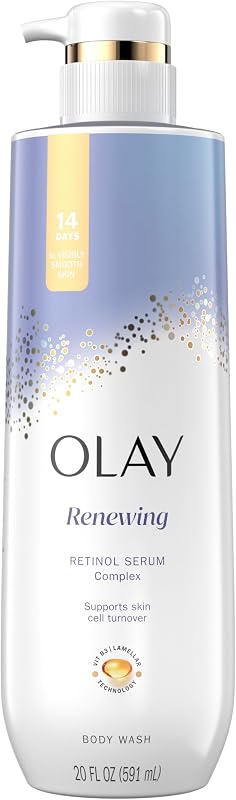 Olay Cleansing & Renewing Nighttime Body Wash, 17.9 fl oz