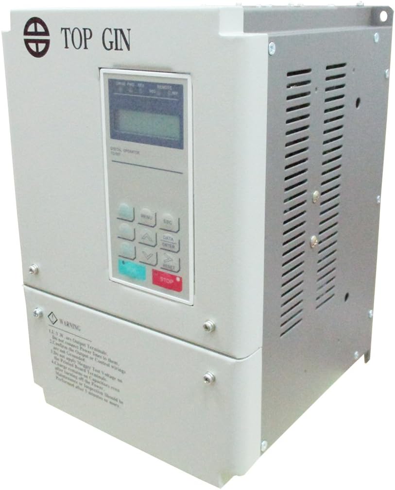 TOP GIN High Frequency Inverter VFD 7.5kW 220V 10HP 26.6A Variable