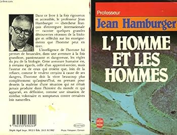 Paperback L'homme Et Les Hommes. Essai Sur L'originalité Biologique De L'individu [French] Book