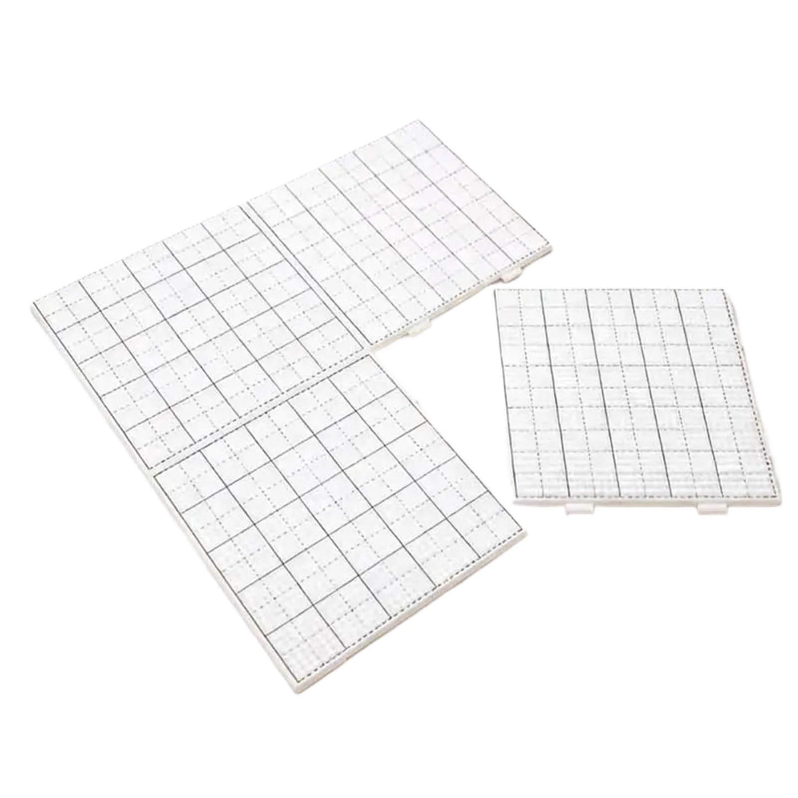 Tableros para cuentas de fusión antidesplazamiento bases transparentes de plástico 14cm 4 uds