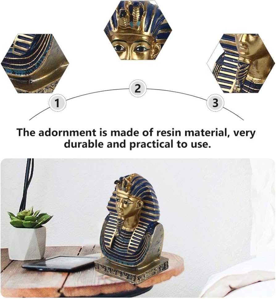 Amazon.co.jp: エジプトのファラオ像 黄金のウラエウスとハゲタカ