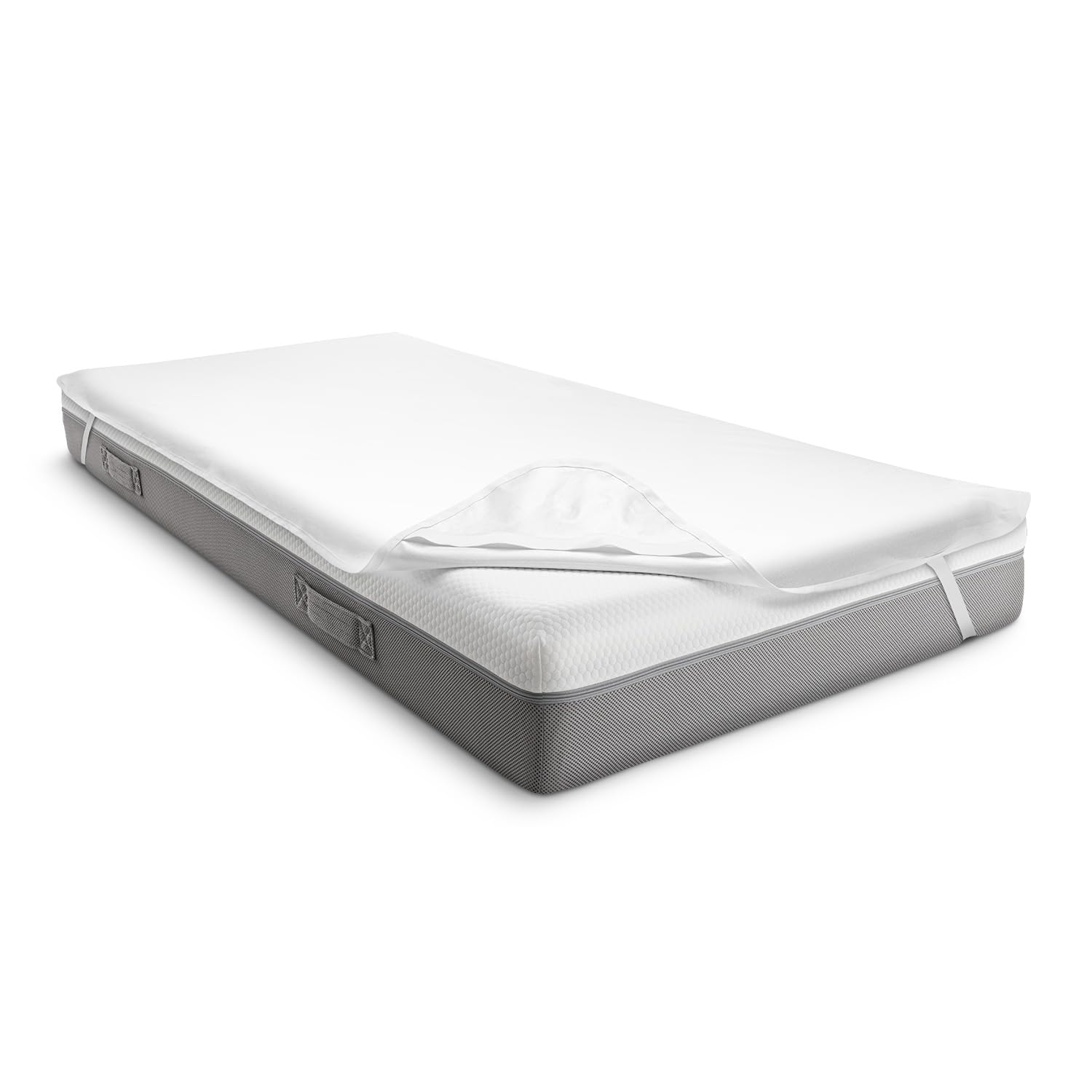 Vital - Protector de colchón impermeable (160 x 200 cm, cierre fijo, lavable, protección contra la humedad, antideslizante para niños y camas preescolares