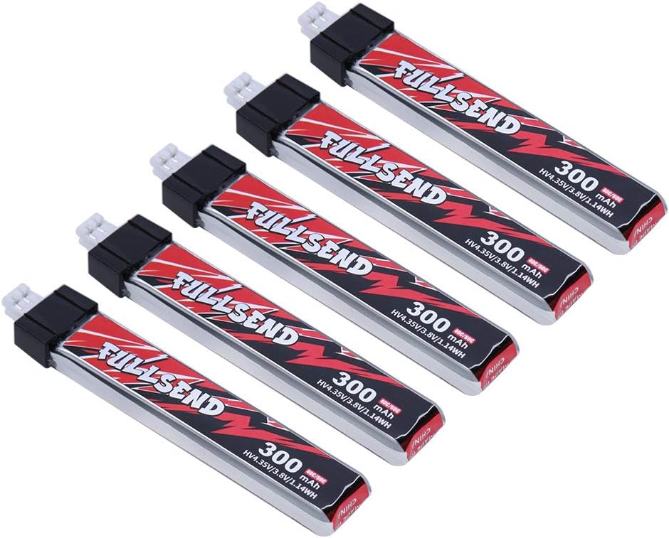 iFlight 5pcs Fullsend 300mah 40C 1S Lipo Battery