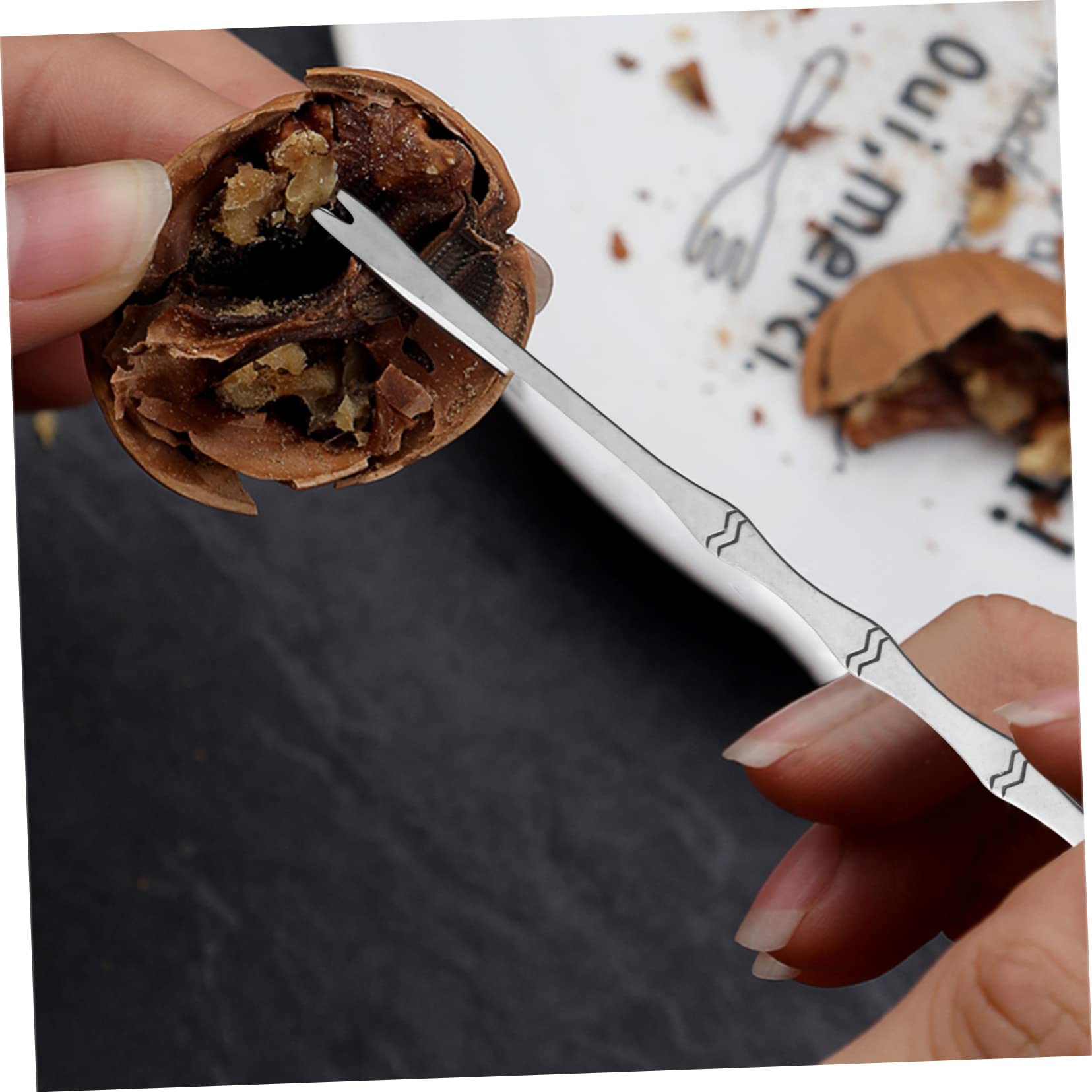 COLLBATH Meeresfrüchte Werkzeug Set - 2-tlg Aluminium Krabbenknacker & Schere Rot