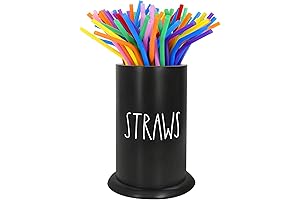Bamboo Straw Holder: Eco-Friendly and Convenient Countertop Straw Dispenser
