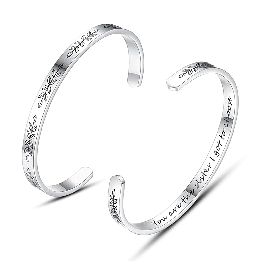 TONY & SANDY Sister Gifts from Sister Christmas Gifts You're the Sister I Got To Choose Bracelet Women Big Sister Little Girl Friend Birthday Valentines Mothers Day Gifts for Sister Jewelry