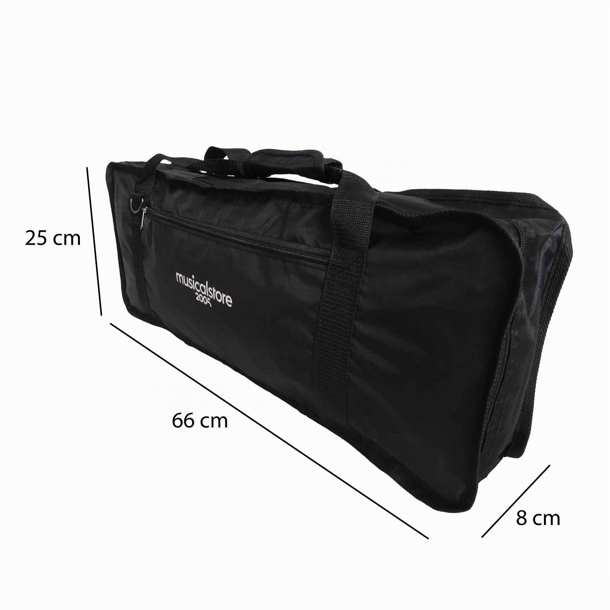 Kit Mini Tastiera Scolastica SA-80 Bianca: Include Tastiera Mini 44 Tasti con 100 Toni e 50 Ritmi, Custodia Protettiva Versatile e Alimentatore Compatibile by MusicalStore2005