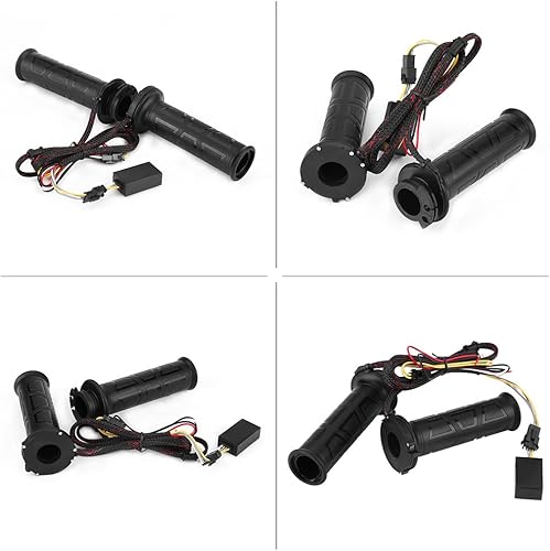 Miniatura 4 de KIMISS Empuñaduras de motocicleta de 0.866 in, para, calentadores de manillar de calefacción eléctrica, ajuste universal de 7/8", agarre cómodo