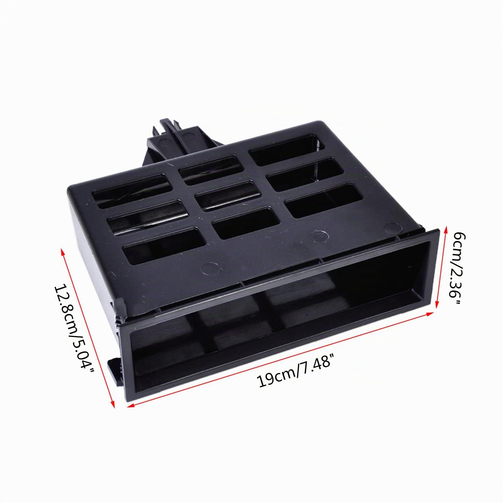 Boîte de rangement universelle pour tableau de bord de voiture – Plateau console centrale pour Golf Mk4, B5 et plus | Modèle 3B0857058, 1J0857058A | Accessoire d'intérieur