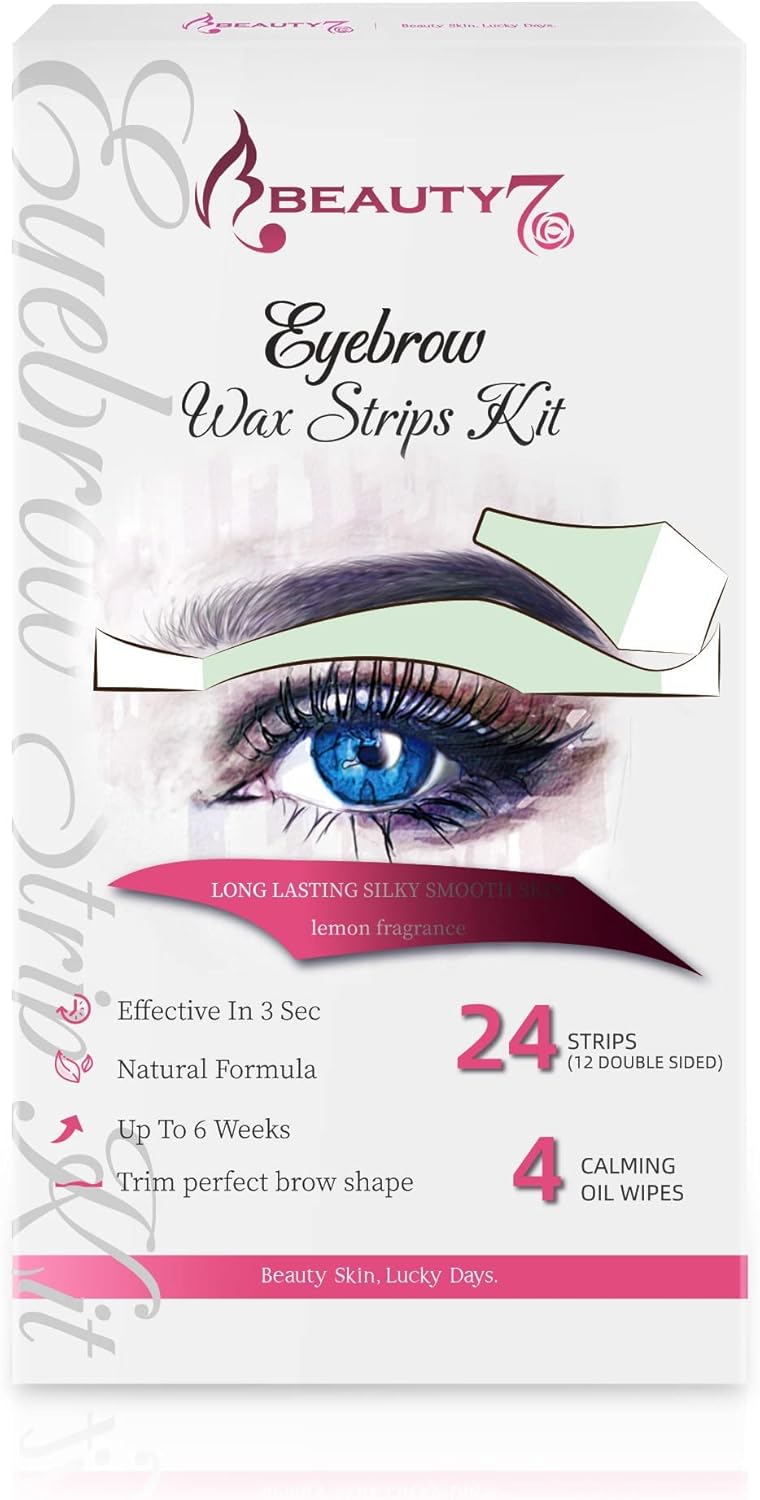 Beauty7 Eyebrow Wax Strips Facial Wax Strips Eyebrow Shaper Hair