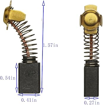N398321 N398327 N103592 N088403 Carbon Brushes For Dewalt DWP849 DWP849X DWP849X-B3 DWP849X-BR Power Tool Parts (8pck)