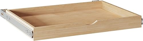 ALINE FURNITURE Cajones extraíbles para gabinetes, madera, 29 pulgadas de ancho x 21 pulgadas de profundidad, estantes deslizantes para organizador