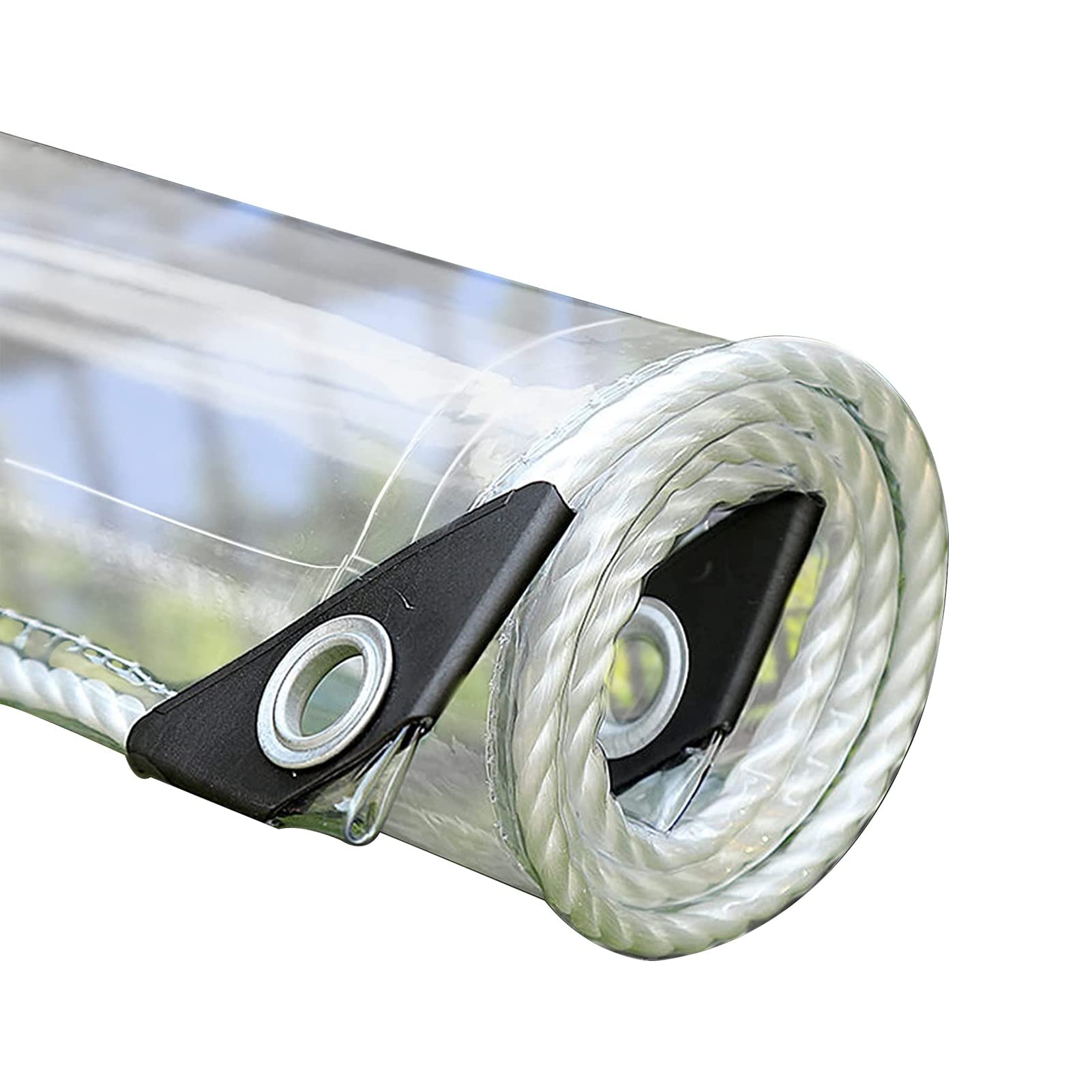 Carpa con dosel para exteriores hecha con lona de PVC transparente de 1,2 x 1,8 m