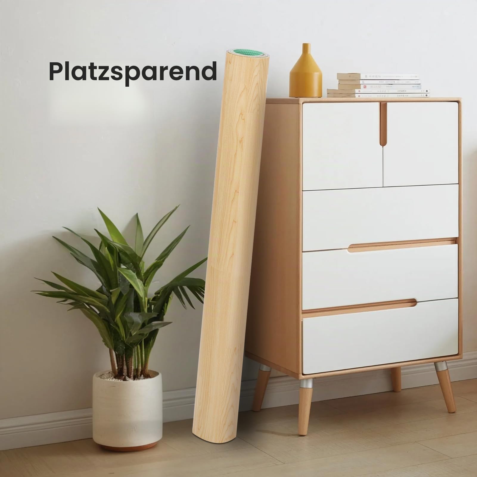 Tragbare Tanzbodenmatte, 9 x 1,2 m und 1,2 x 1,8 m, 5 mm dicke PVC-Tanzfläche für Ballett, Jazz, Pop und andere Tanzformen, rutschfester und stoßdämpfender Übungsboden für Zuhause, Studio
