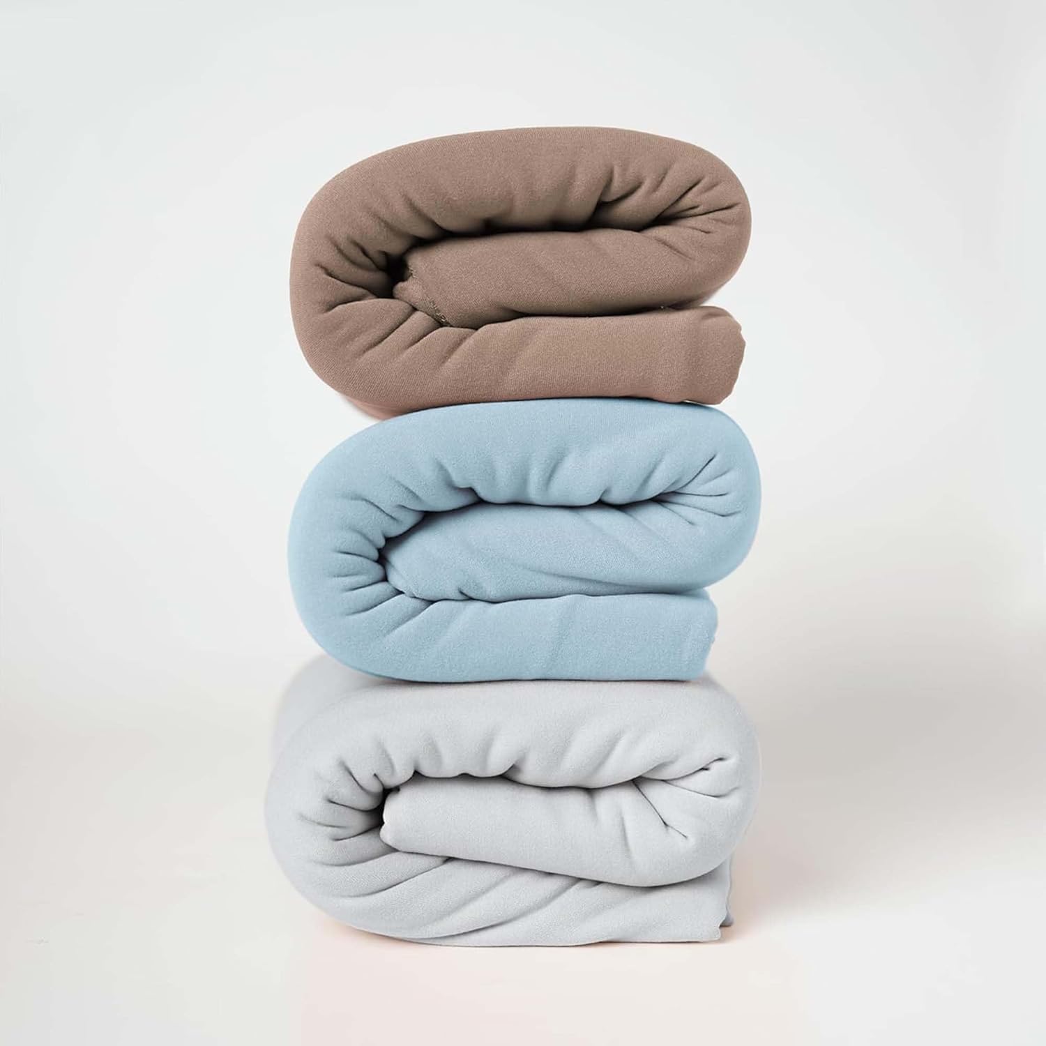 Baby Swaddle Receiving Blankets with Matching Beanie Set Newborn Nursery Swaddle Wrap for Baby Girls and Boys (Blue) - Image 6