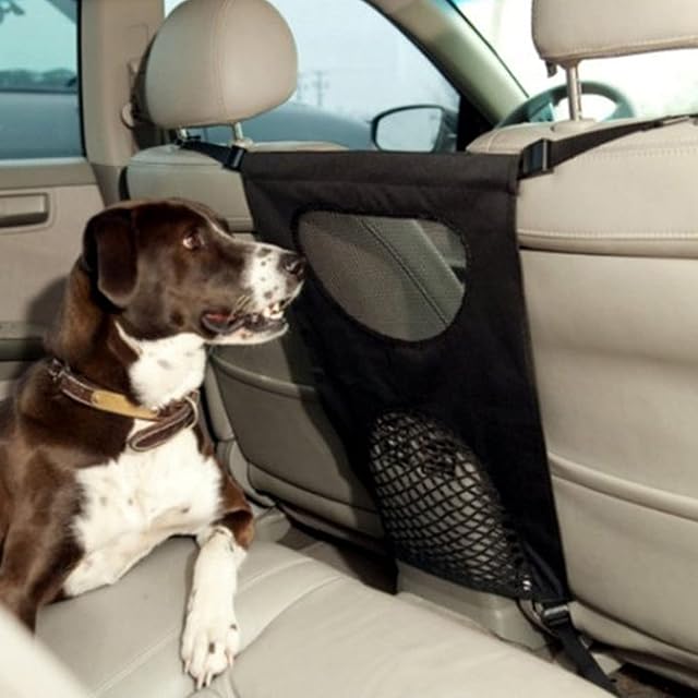 Foto 2 de 8 de Barrera para Coche de Malla para el Asiento Trasero siatka zabezpieczaj?ca dla psa do samochodu divisora…