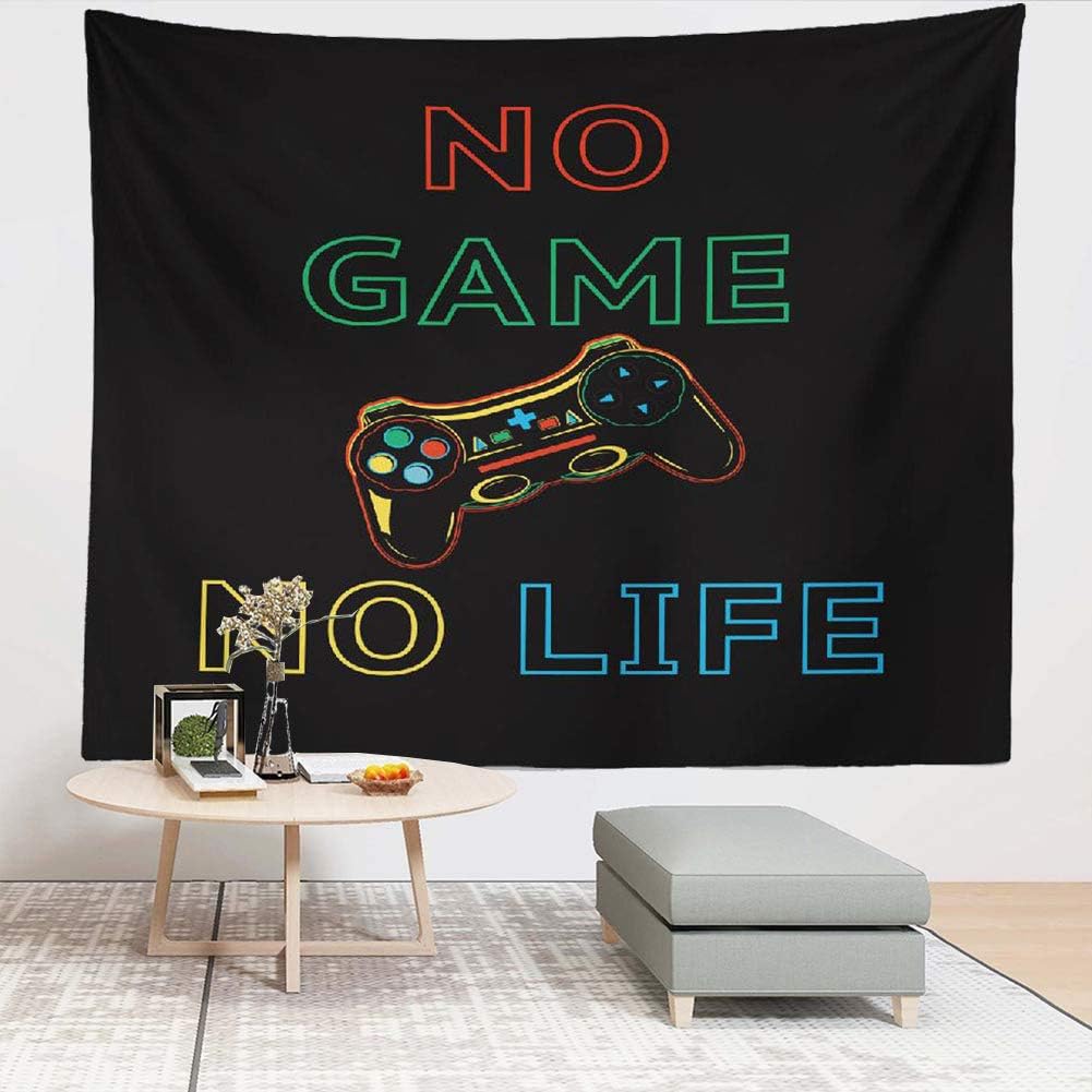 GALMAXS7 Game Wall Tapestry, Gamepad Art Artwork Controller Creative Digital Tapestry 60x80 Inches Wall Art Tapestries Hanging for Dorm Room Living Home Decorative