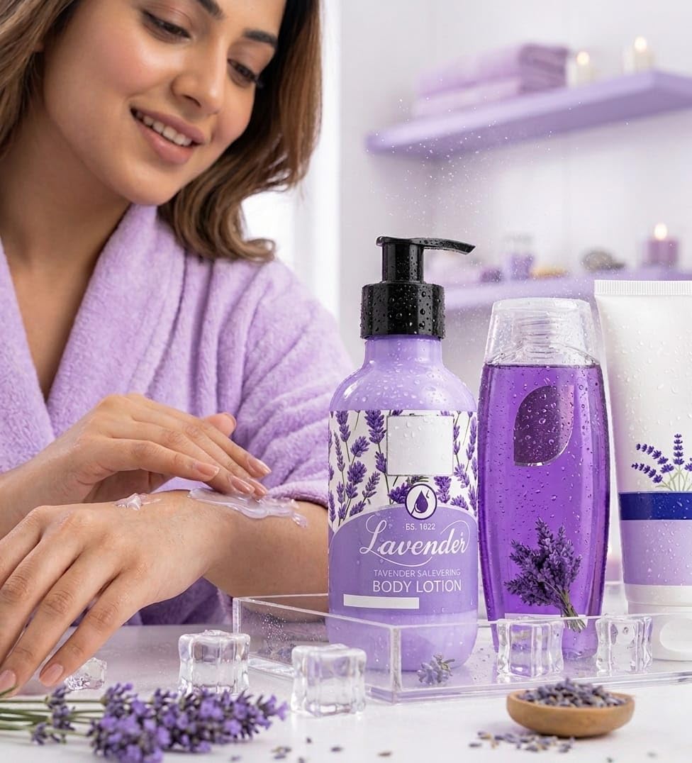 Buy Lavender Skincare Combo Set | Face Wash, Body Lotion