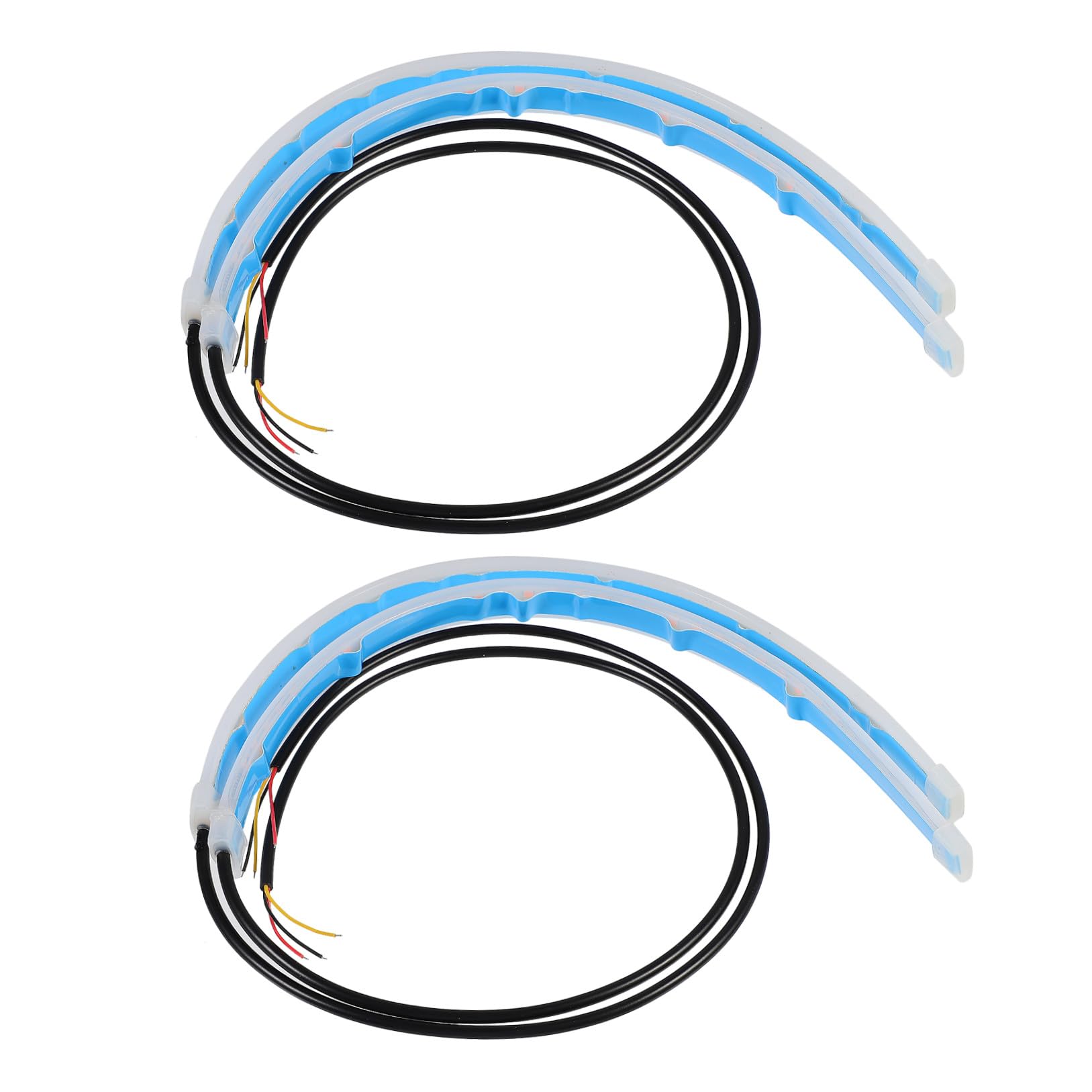 ibasenice 10piezas Tira Led Flexible Para Señalización De y Luz De Circulación Diurna Compatible Coche Suv y Moto