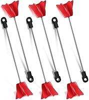Loosh 6-Pack 11 Inch Helix Paint Stirrers for Drill - Epoxy Resin Concrete Mixer Attachments, Durable Paddle Fits Most Drills