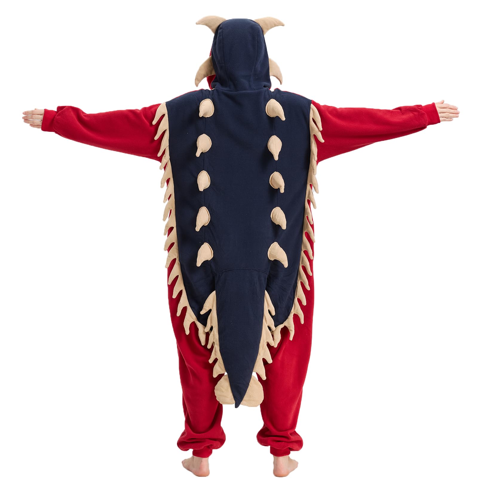 Pyjama Onesie Ankylosaurus - Costume de dinosaure pour Halloween et cosplay - Adulte
