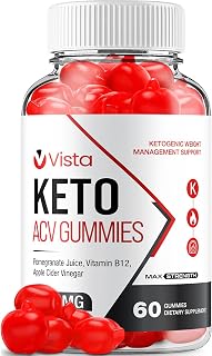 Vista Keto ACV Gummies - Advanced Formula Vista Keto Plus ACV Gummies Apple Cider Vinegar Vista ACV Dietary Supplement Men Women (60 Gummies)