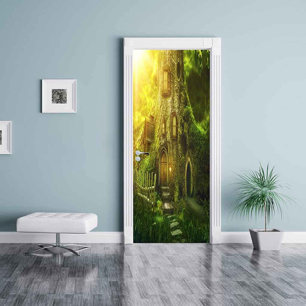 Carta da parati 3D Monkey Rhino Savanna murale adesivo autoadesivo rimovibile
