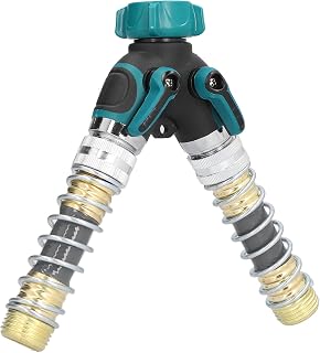 Conector de mangueira em Y, válvula divisor de mangueira em forma de Y tipo G3/4, conector de tubo de água, divisor de água para irrigação de estufa de jardim e gramado