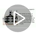 Image of EASY HOME Gym Mats for Floor for Home and Living Room, Interlocking Rubber Floor Gym Mat for Workout at Home, Super Absorbent EVA Foam Workout Mat- 60x60cm - 12mm, Black & Grey (8 Tiles - 32Sqft)
