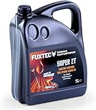 FUXTEC Zweitaktöl 5 Liter 2 Takt Öl für Benzin Motorsense Kettensäge LaubsaugerMADE IN GERMANY
