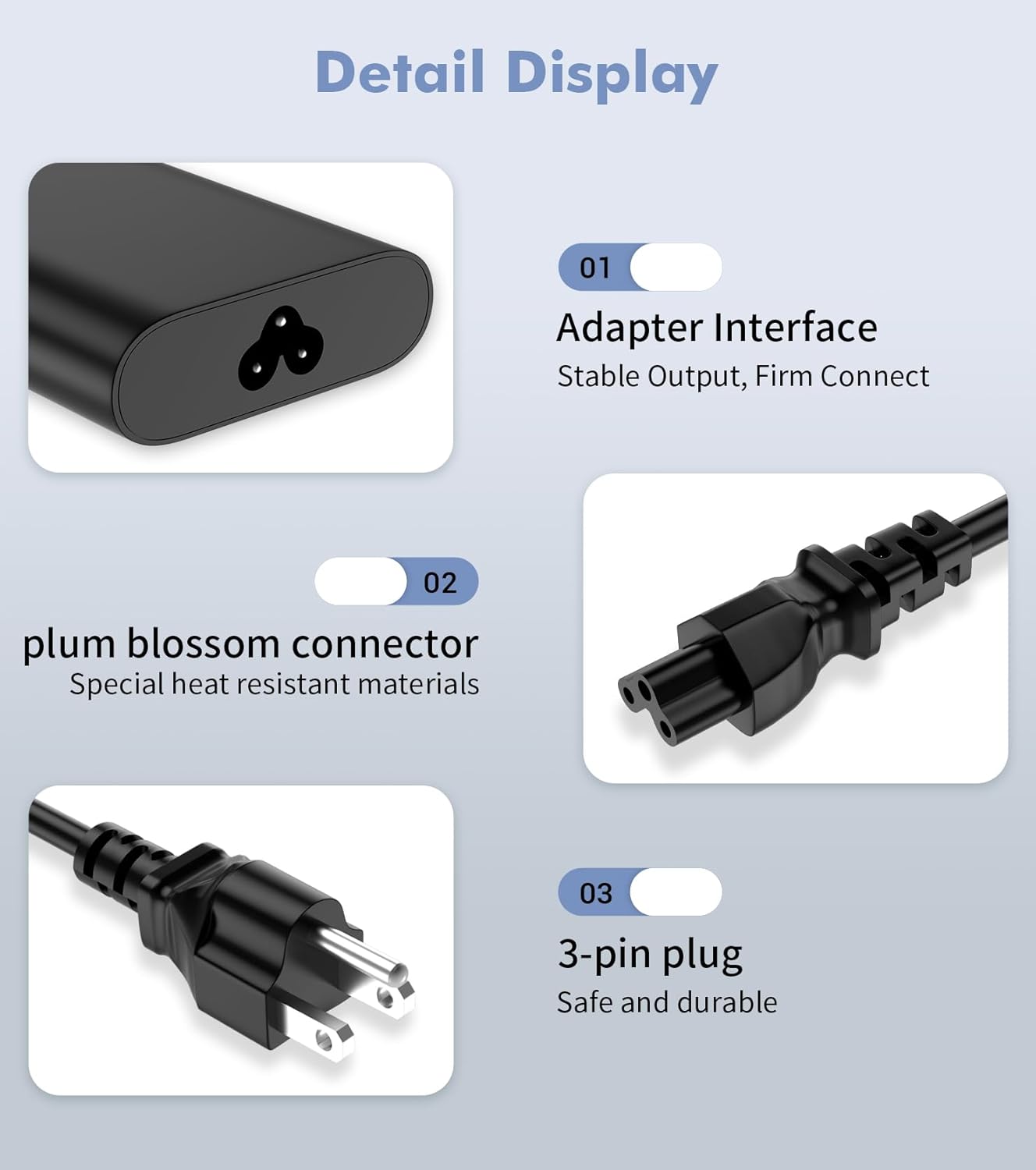 Slim Adapter Replacement for Dell 130W Laptop Charger USB C - XPS 15 17 7590 9500 9510 9700 Precision 3550 3560 3561 5510 5520 5540 5550 5560 5570 Latitude 7210 7310 7410 Type C Computer AC Power Cord