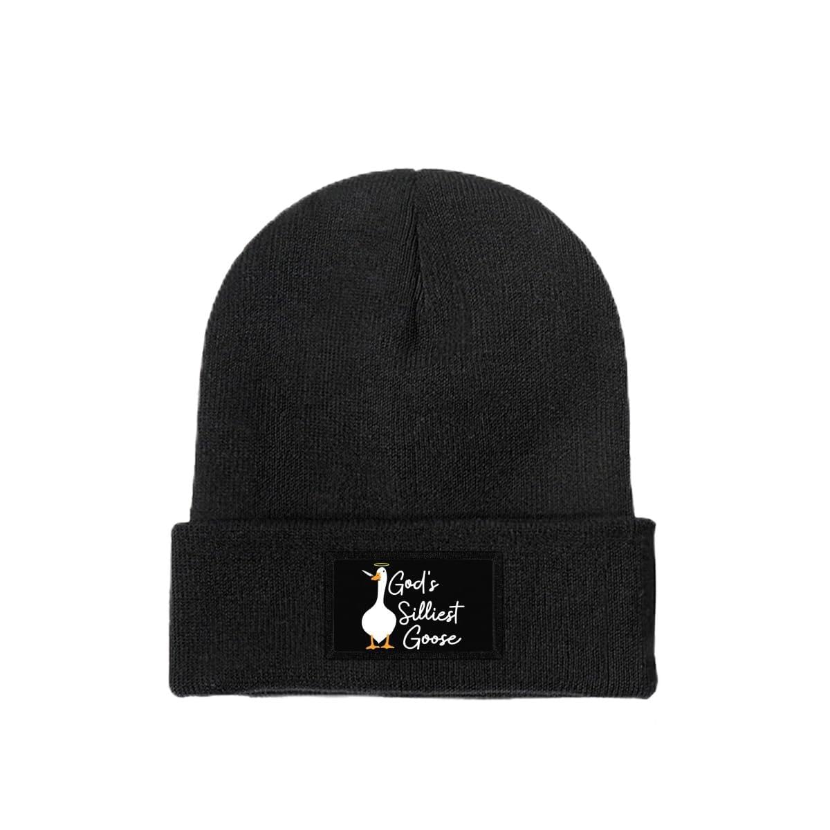 Funny Goose Hat Beanie Hat Gods Silliest Goose Hat Winter Warm Funny Goose Knitted Caps for Men Women