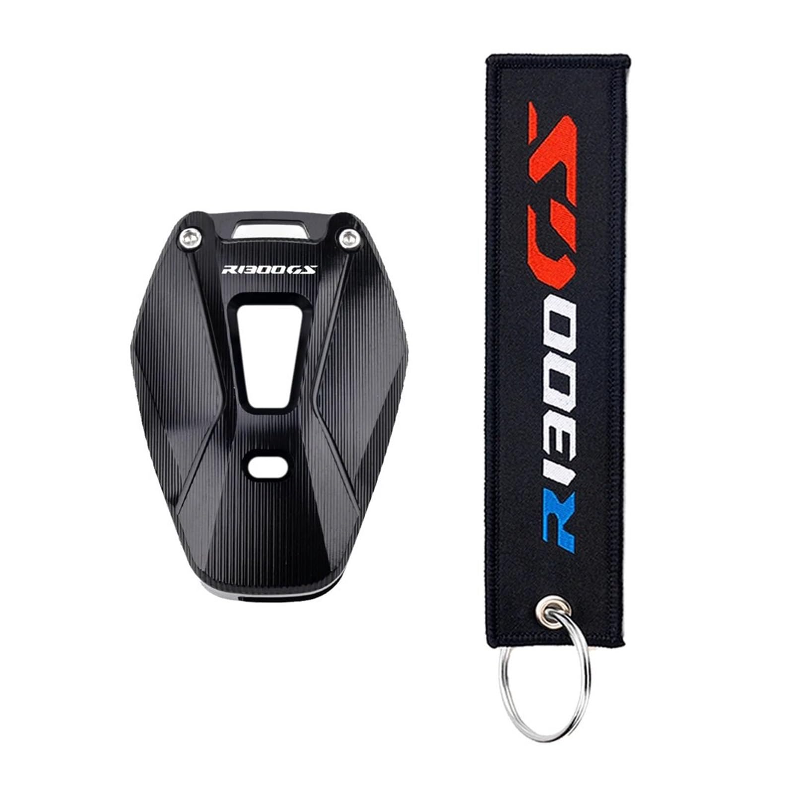 Schlüsselgehäuse aus Aluminiumlegierung Für R1300GS R 1300 GS 1300GS Adventure ADV Option 719 Motorradzubehör Aluminium-Schlüsseletui Schlüsselschutz(Black Combo-R1300GS)