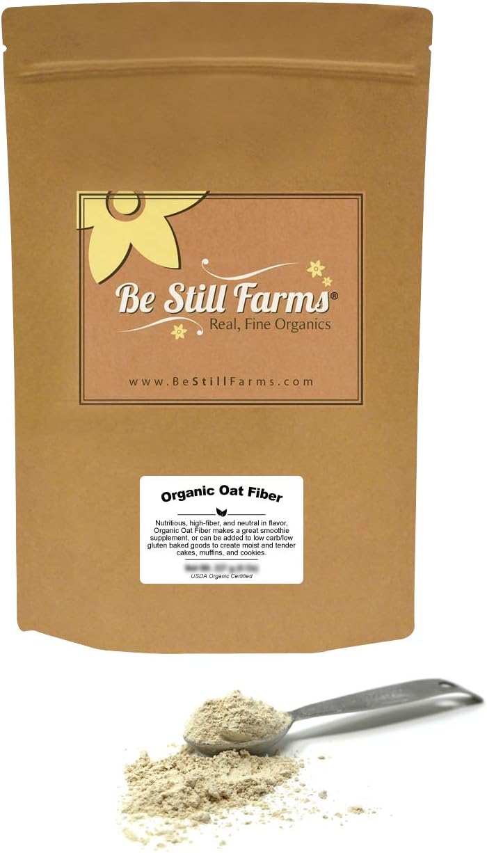 Be Still Farms Organic Oat Fiber (4.8lb) Oat Dukan Diet Friendly - Dukan Oat - Avena Integral - Fiber Oat - Oats Fiber - Naturally Gluten Free Oat Fiber